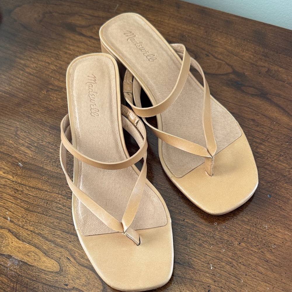 Madewell Strappy Tan Sandals